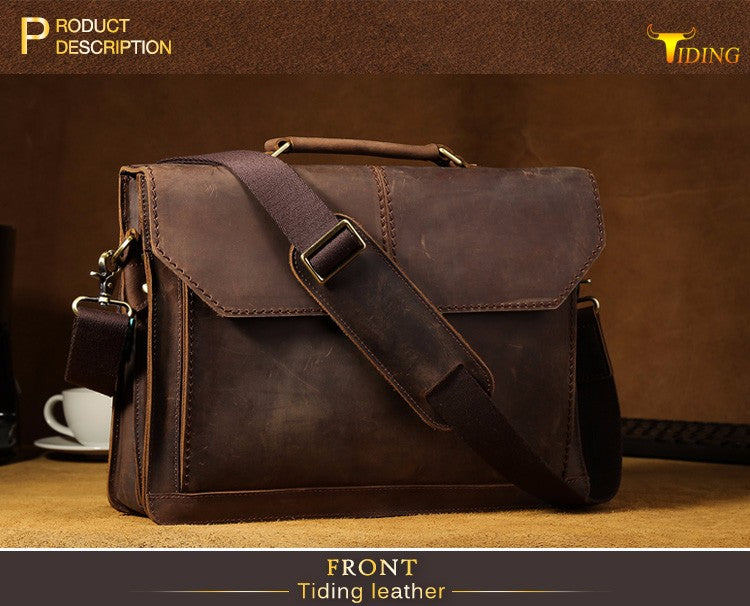 Genuine Leather Briefcase Business