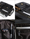 Men Cowhide Leather Briefcases