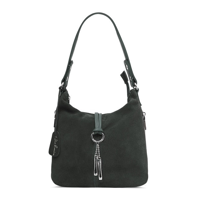 Women Split Leather Shoulder Bag