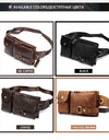 Leather Waist Packs Fanny Pack Belt Bag