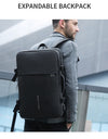 Man Backpack Fit 17 inch Laptop USB Recharging