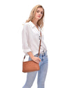 Woman Handbag Cellphone Soft Solid Lady Bag Zipper Pockets