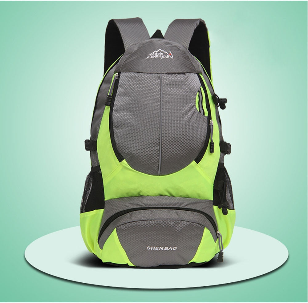 Male Foldable Canvas Bucket Rucksack Backpack