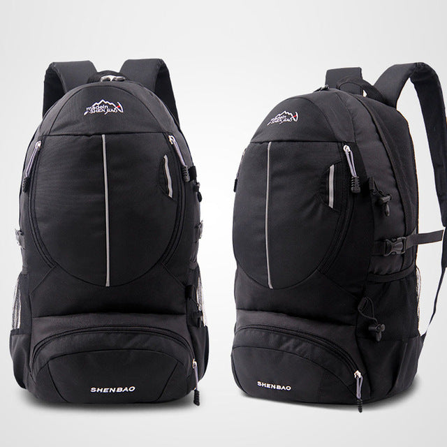 Male Foldable Canvas Bucket Rucksack Backpack