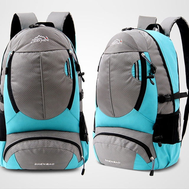 Male Foldable Canvas Bucket Rucksack Backpack