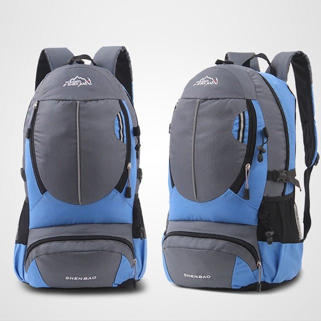 Male Foldable Canvas Bucket Rucksack Backpack
