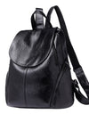 Laamei Backpack Women Retro PU Leather Backpack