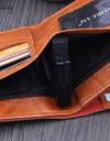 Bill Leather Short Wallet Bifold Card