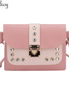 Hit Color Rhinestone Crossbody Bag Ladies