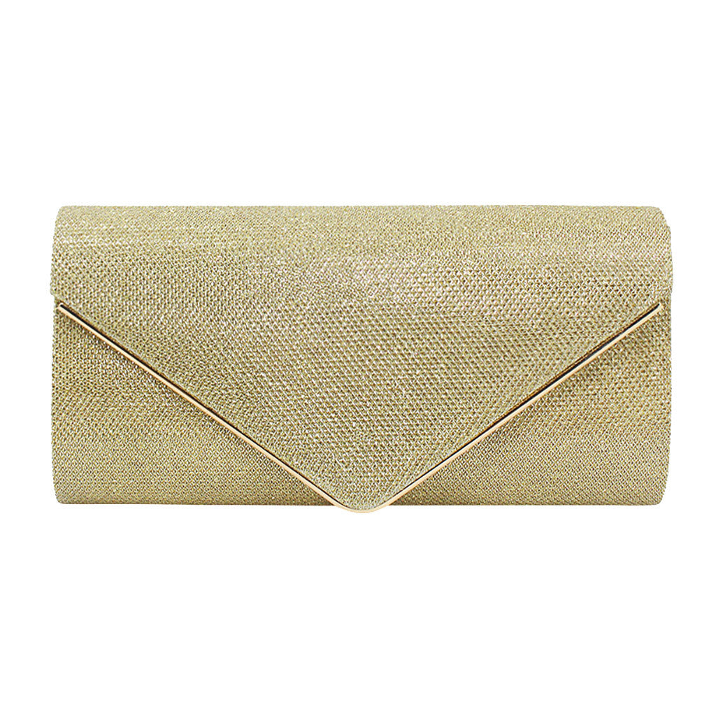 Women‘s Bags Ladies Fashion Square Color Intrigue Chain Clutch