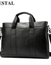 Genuine Leather Laptop Briefcase Bags for Men