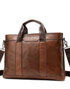 Genuine Leather Laptop Briefcase Bags for Men