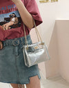 Crossbody Bags for Women Jelly Transparent Bag