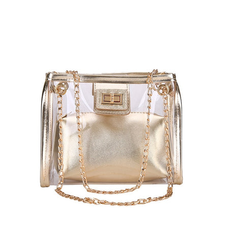 Crossbody Bags for Women Jelly Transparent Bag