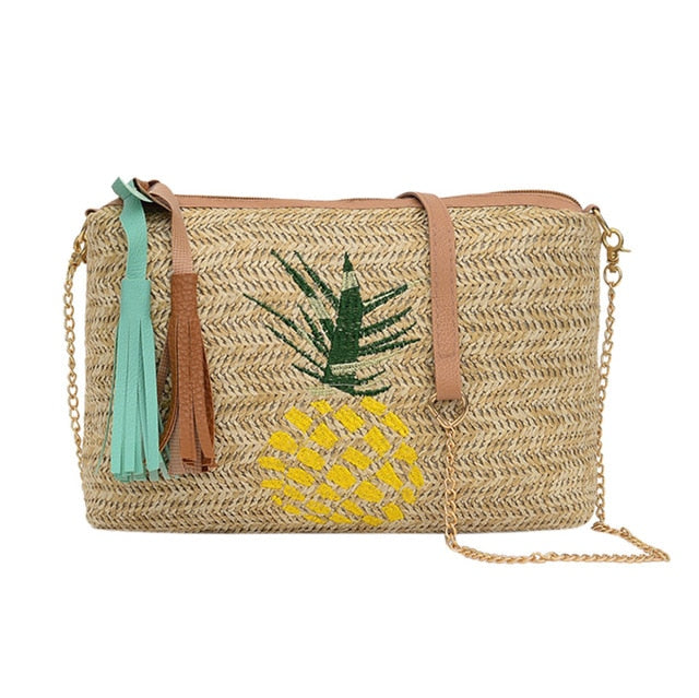 Crossbody Bags for Women Tassel Pineapple