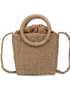 Women Straw Woven Handbag Versatile Crossbody Bags