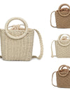 Women Straw Woven Handbag Versatile Crossbody Bags