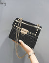 Fashion Sequins Leather Shoulder Bags