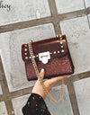 Fashion Sequins Leather Shoulder Bags