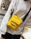 Women Shoulder Bag Fashion Pure Color Casual Tote Outdoor Bag