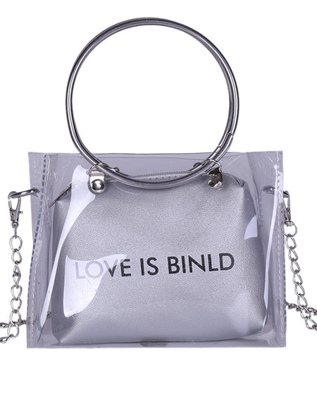 Trend Women Transparent Crossbody Bag