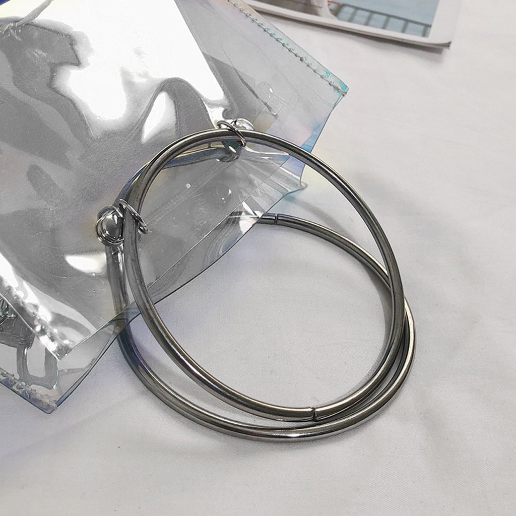 Trend Women Transparent Crossbody Bag