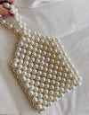 Women Pearl Weave Multi Class Crossbody Bags