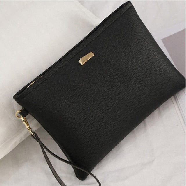 Ladybabag Fashion Women Day Clutches 3 Color Solid Clutch Bag