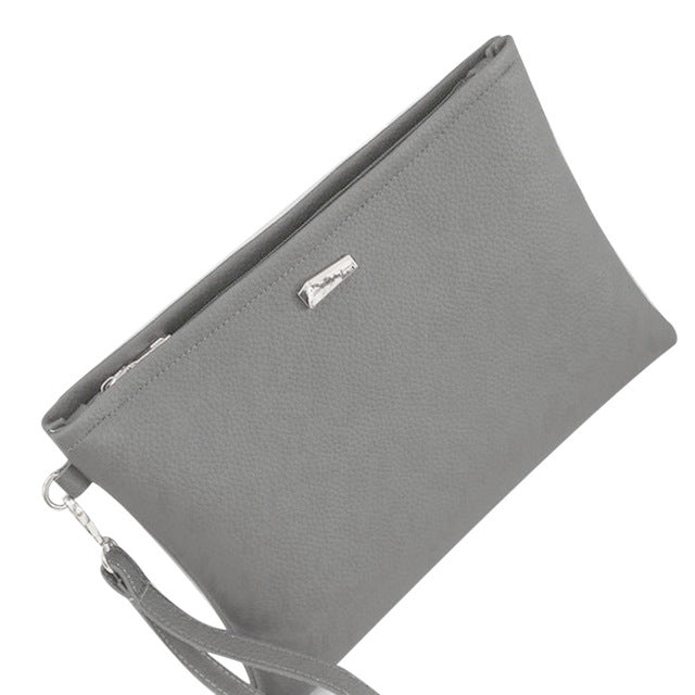 Ladybabag Fashion Women Day Clutches 3 Color Solid Clutch Bag