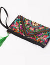 Ethnic National Retro Butterfly Flower Clutch Bags