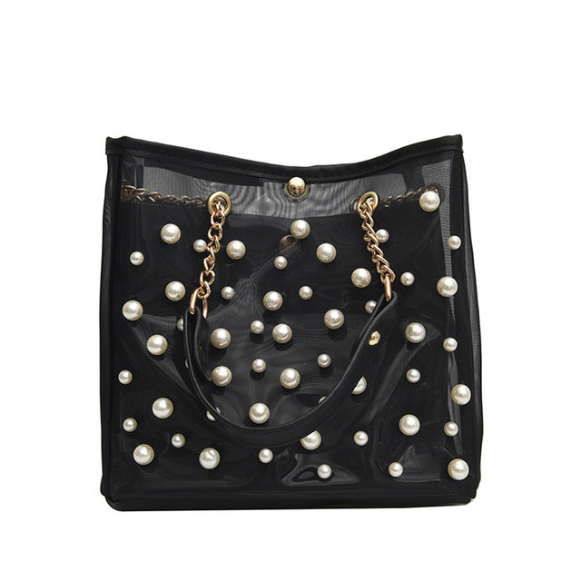 Bags For Women Clear Transparent Pearl