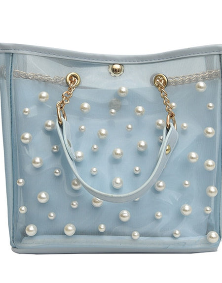 Bags For Women Clear Transparent Pearl