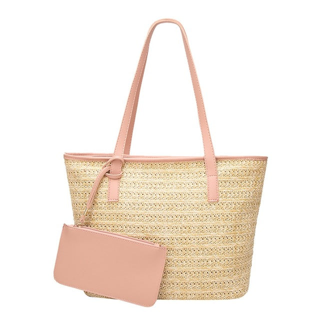 Fashion Women Casual  Bag Straw Bags