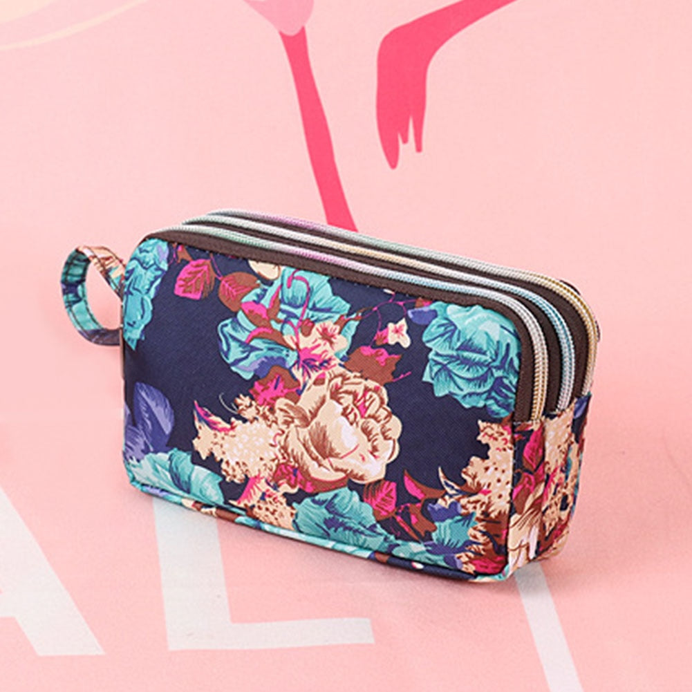 Women Clutch Large Capacity Casual Three-layer