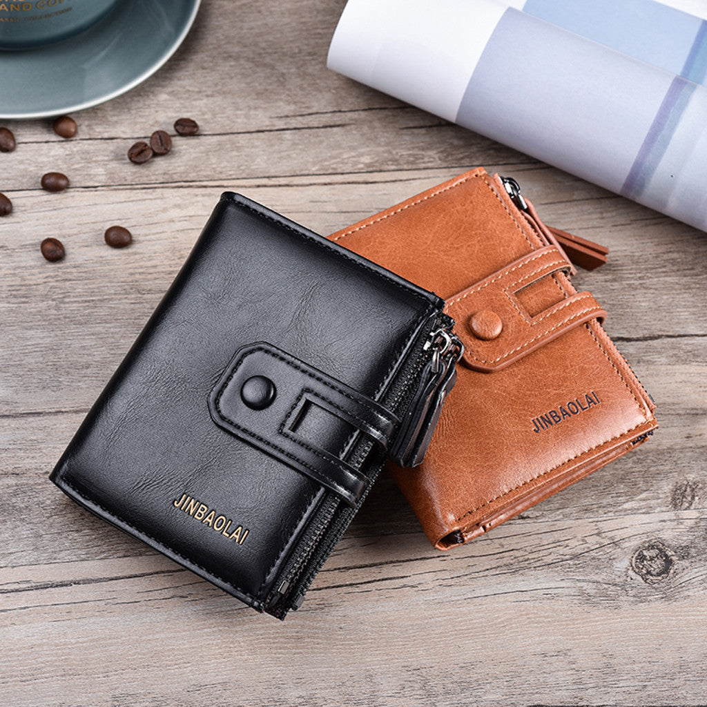 Men Short Wallet Casual Multi-function