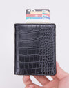 Men's Wallet Small  Short PU Leather Alligator