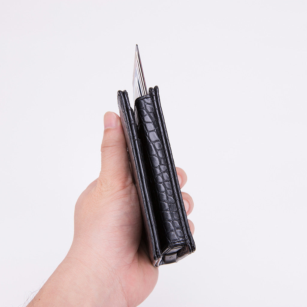 Men's Wallet Small  Short PU Leather Alligator