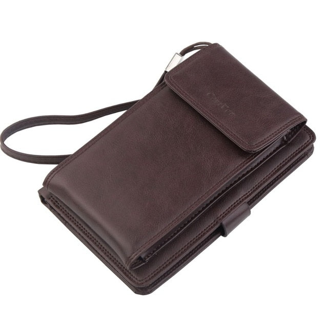 Men Wallet With Coin Pocket Zipper Wallet